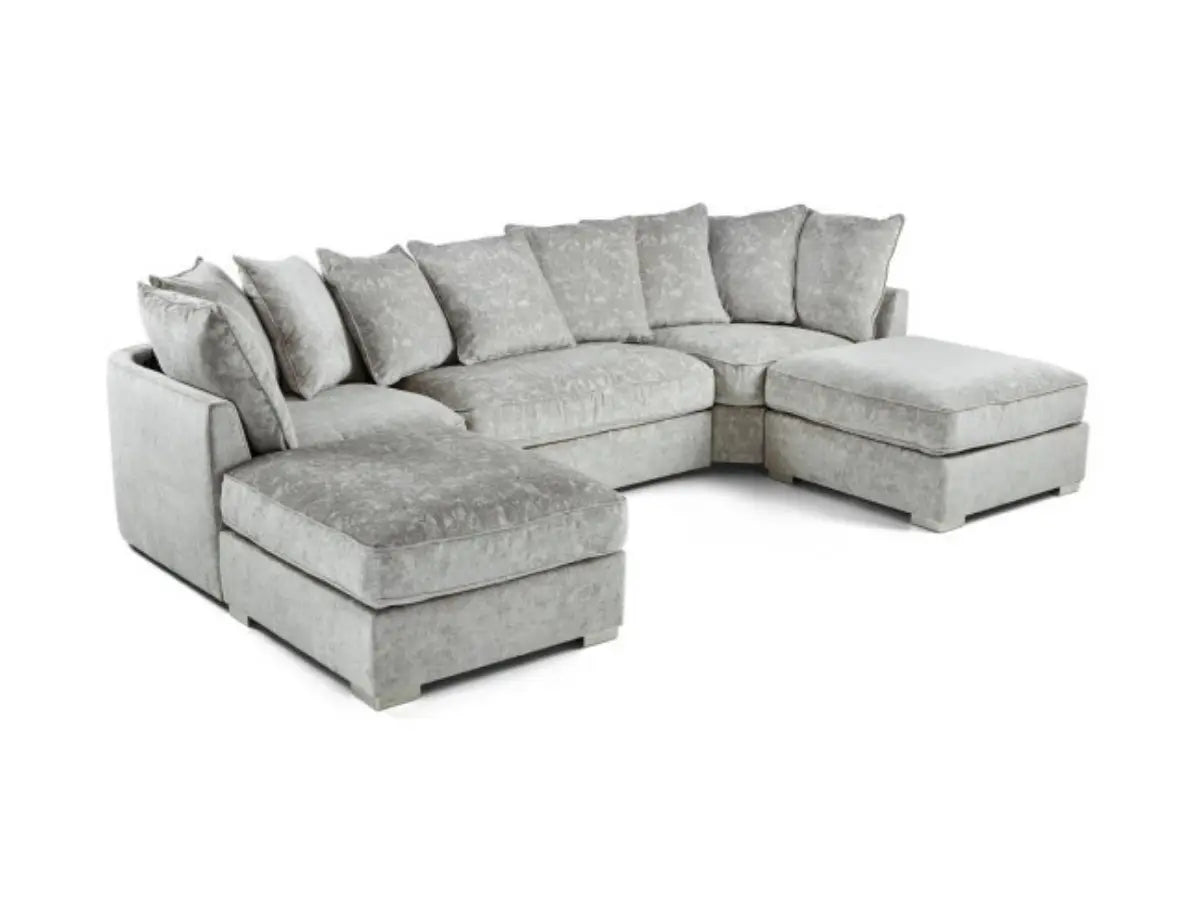 U Shape Sofa Oak Sofa Land