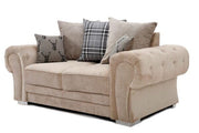 Verona - Corner Sofa - 3 Seater - 2 Seater - Mink Fabric - Scatterback Cushions (3+2 Seater)|B0DR625N4Y