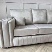 Layla Corner Sofa – Modern Velvet Sofa in Multiple Colours 