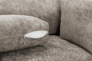 Bishop U-Shape Sofa – Luxury Family Corner Sofa in Truffle & Platinum Chenille 
