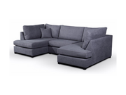 Carnaby Small U Shape Clean Slate Sofa Fabric