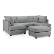 Cannes U shape corner cinema sofa with Footstool 