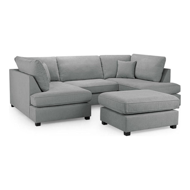 Cannes U shape corner cinema sofa with Footstool 