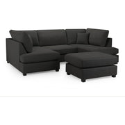 Cannes U shape corner cinema sofa with Footstool 