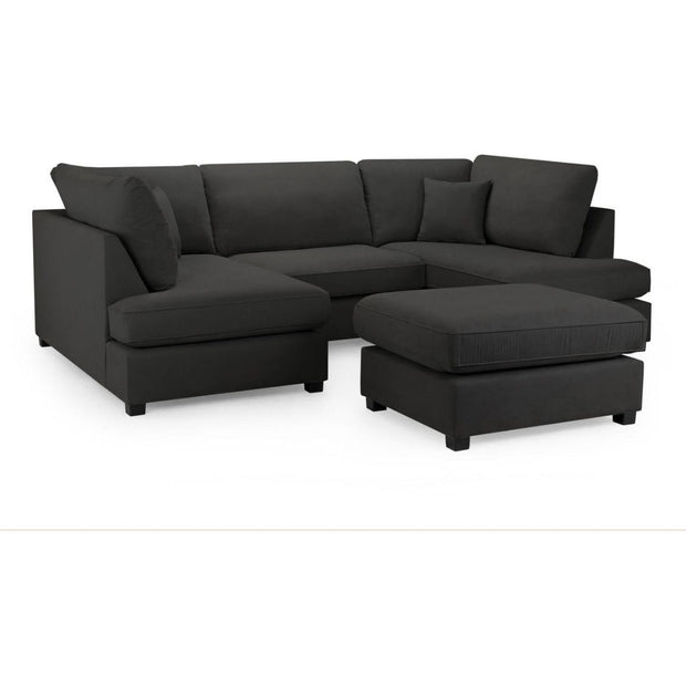 Cannes U shape corner cinema sofa with Footstool 