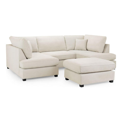 Cannes U shape corner cinema sofa with Footstool 