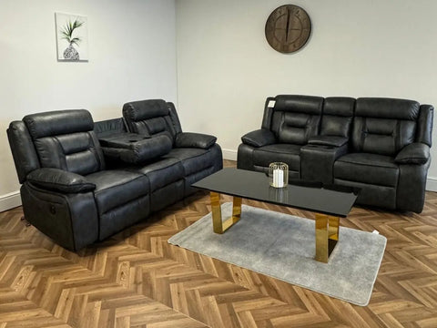 Nova 3+2 Electric Recliner Sofa Set Leather Recliner Sofa Recliner Sofa with Storage