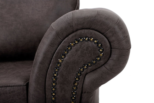 Oakland Large Corner 2C2 Sofa Charcoal 