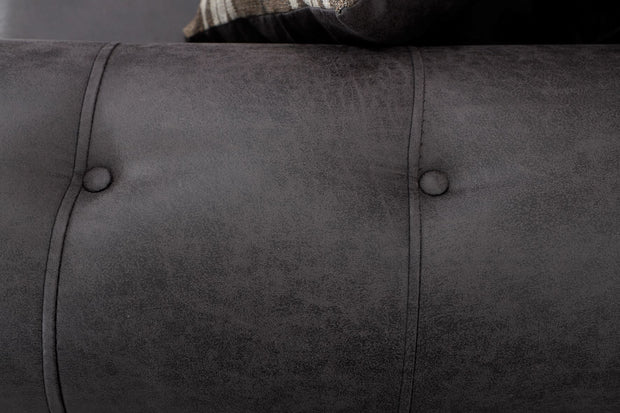 Oakland Large Corner 2C2 Sofa Charcoal 