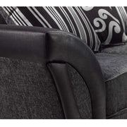 Shannon Fabric/Leather Sofa 3+2 Set 
