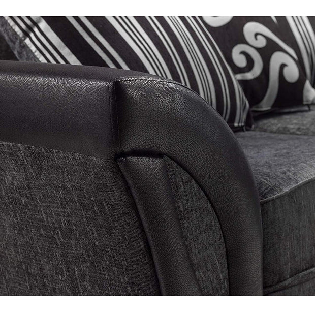 Shannon Fabric/Leather Sofa 3+2 Set 