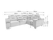 Sloane Luxury Sofa 4 Seater Right Hand Corner 