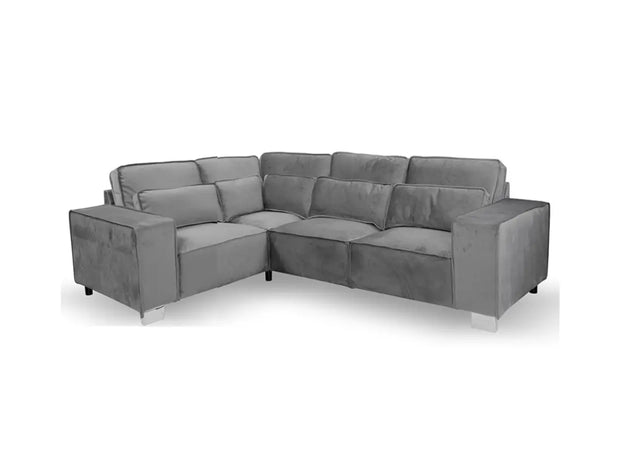 Sloane Luxury Sofa 4 Seater Left Corner Grey 