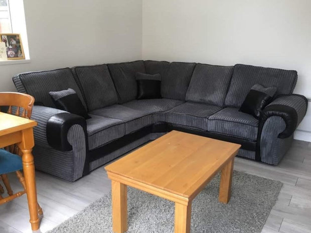 2c2 Tango Jumbo Cord 5 Seater Corner 