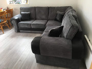 2c2 Tango Jumbo Cord 5 Seater Corner 