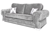 Verona Full Back 3+2 Seater Sofa Set Grey 