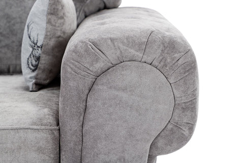 Verona Scatter Back Corner 2C2 Sofa Grey 