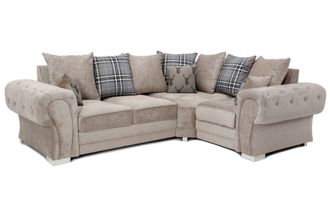 Verona Scatter Back Right Hand Corner 2C1 Sofa Mink 