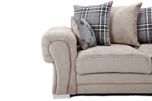 Verona Scatter Back Right Hand Corner 2C1 Sofa Mink 