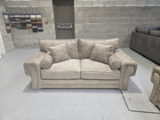 Verona 3+2 Seater Sofa Set – Mink Alaska Fabric 