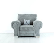 Verona 5 Seater Sofa 2C2 in Grey | Scatter Back Cushions | All Covers Washable|145687027326