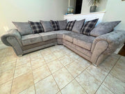 Verona Scatter Back Corner 2C2 Sofa Grey 